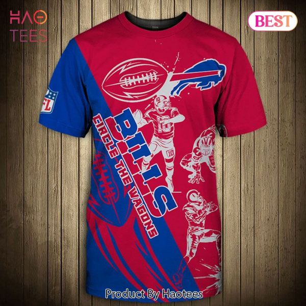 NEW FASHION 2023 Buffalo Bills T-shirt Graphic Cartoon player gift for fans