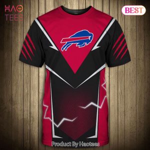 NEW FASHION 2023 Buffalo Bills T-shirts lightning graphic gift for men
