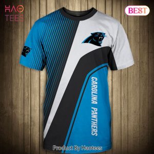 NEW FASHION 2023 Carolina Panthers T-shirt 3D Short Sleeve O Neck gift for fan NFL