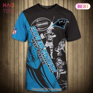 NEW FASHION 2023 Carolina Panthers T-shirt Graphic Cartoon player gift for fans