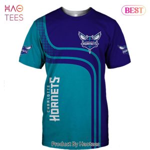 NEW FASHION 2023 Charlotte Hornets T-shirt 3D Short Sleeve O Neck gift for fan