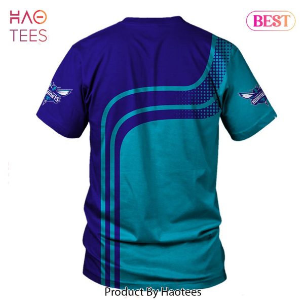 NEW FASHION 2023 Charlotte Hornets T-shirt 3D Short Sleeve O Neck gift for fan
