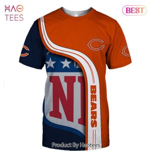 NEW FASHION 2023 Chicago Bears T-shirt 3D summer Short Sleeve gift for fan
