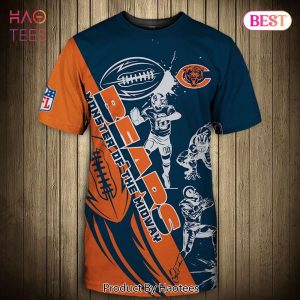 NEW FASHION 2023 Chicago Bears T-shirt Graphic Cartoon player gift for fans