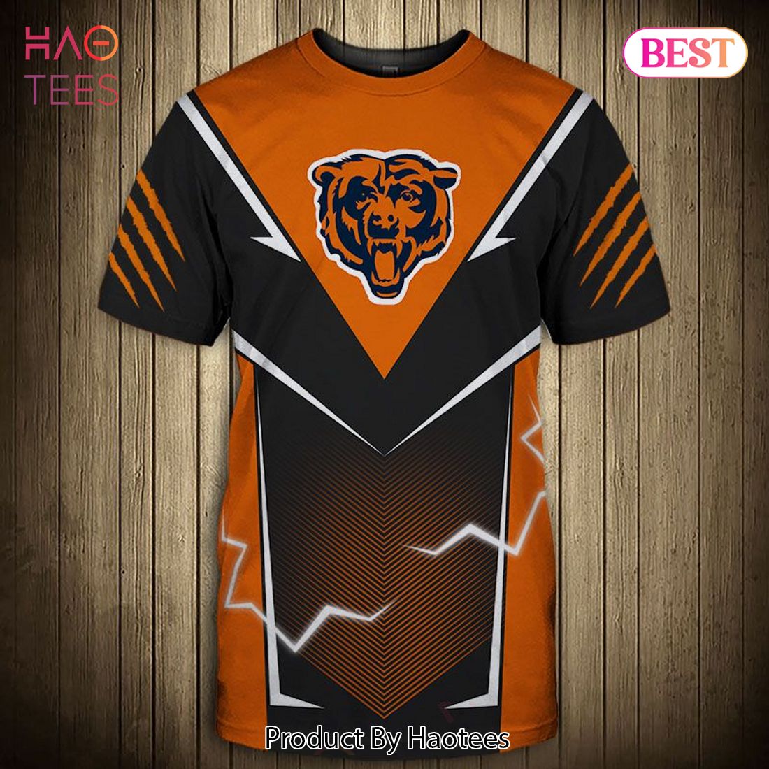 NEW FASHION 2023 Chicago Bears T-shirts lightning graphic gift for men NEW FASHION 2023 Chicago Bears T-shirts lightning graphic gift for men