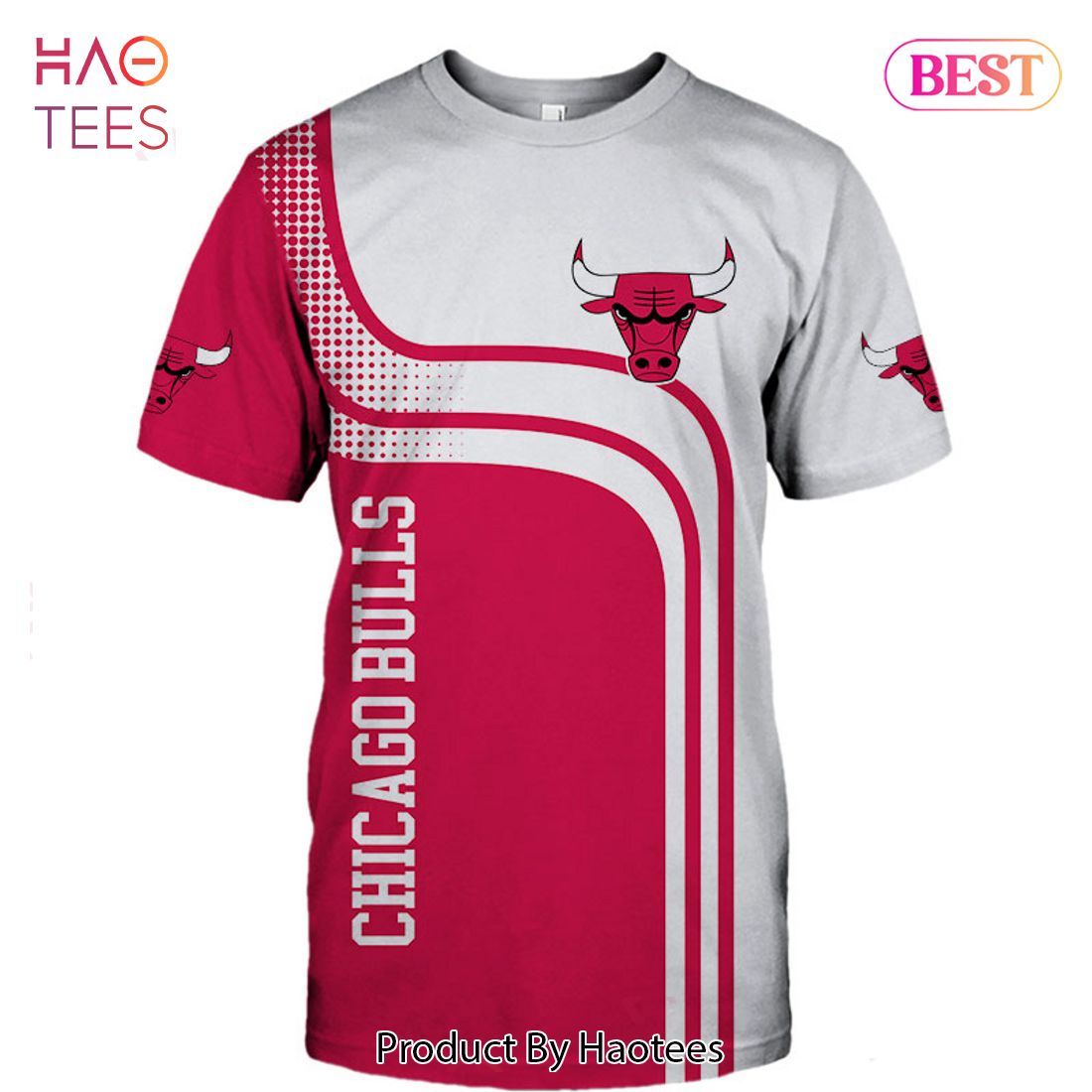 NEW FASHION 2023 Chicago Bulls T-shirt 3D Short Sleeve O Neck gift for fan