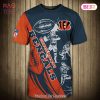 NEW FASHION 2023 Cincinnati Bengals T-shirt Graphic Cartoon player gift for fans