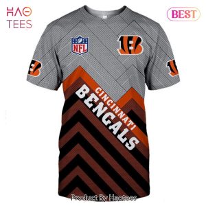 NEW FASHION 2023 Cincinnati Bengals T-shirt Short Sleeve custom cheap gift for fans