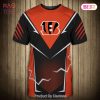 NEW FASHION 2023 Cincinnati Bengals T-shirts lightning graphic gift for men
