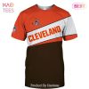 NEW FASHION 2023 Cleveland Browns T-shirt 3D Performance Short Sleeve NEW FASHION 2023 Cleveland Browns T-shirt 3D Performance Short Sleeve