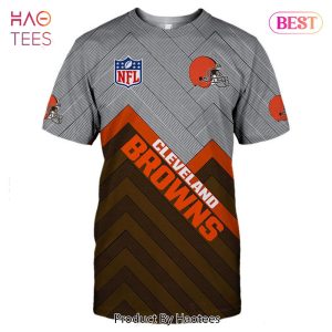 NEW FASHION 2023 Cleveland Browns T-shirt Short Sleeve custom cheap gift for fans