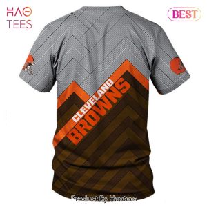 NEW FASHION 2023 Cleveland Browns T-shirt Short Sleeve custom cheap gift for fans