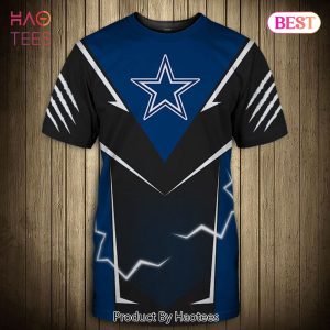 NEW FASHION 2023 Dallas Cowboys T-shirts lightning graphic gift for men