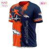 NEW FASHION 2023 Denver Broncos T-shirt Graphic Cartoon player gift for fans