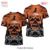 NEW FASHION 2023 Denver Broncos T-shirt Halloween pumpkin skull