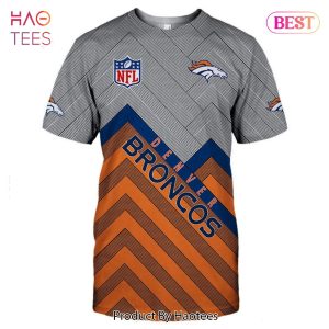 NEW FASHION 2023 Denver Broncos T-shirt Short Sleeve custom cheap gift for fans