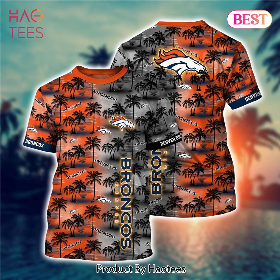 NEW FASHION 2023 Denver Broncos T-shirts flower gift for summer 2022 NEW FASHION 2023 Denver Broncos T-shirts flower gift for summer 2022