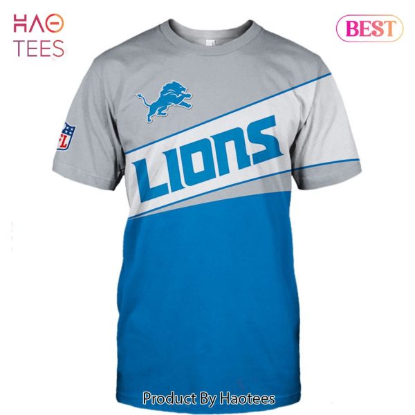 NEW FASHION 2023 Detroit Lions T-shirt 3D new style Short Sleeve gift for fan