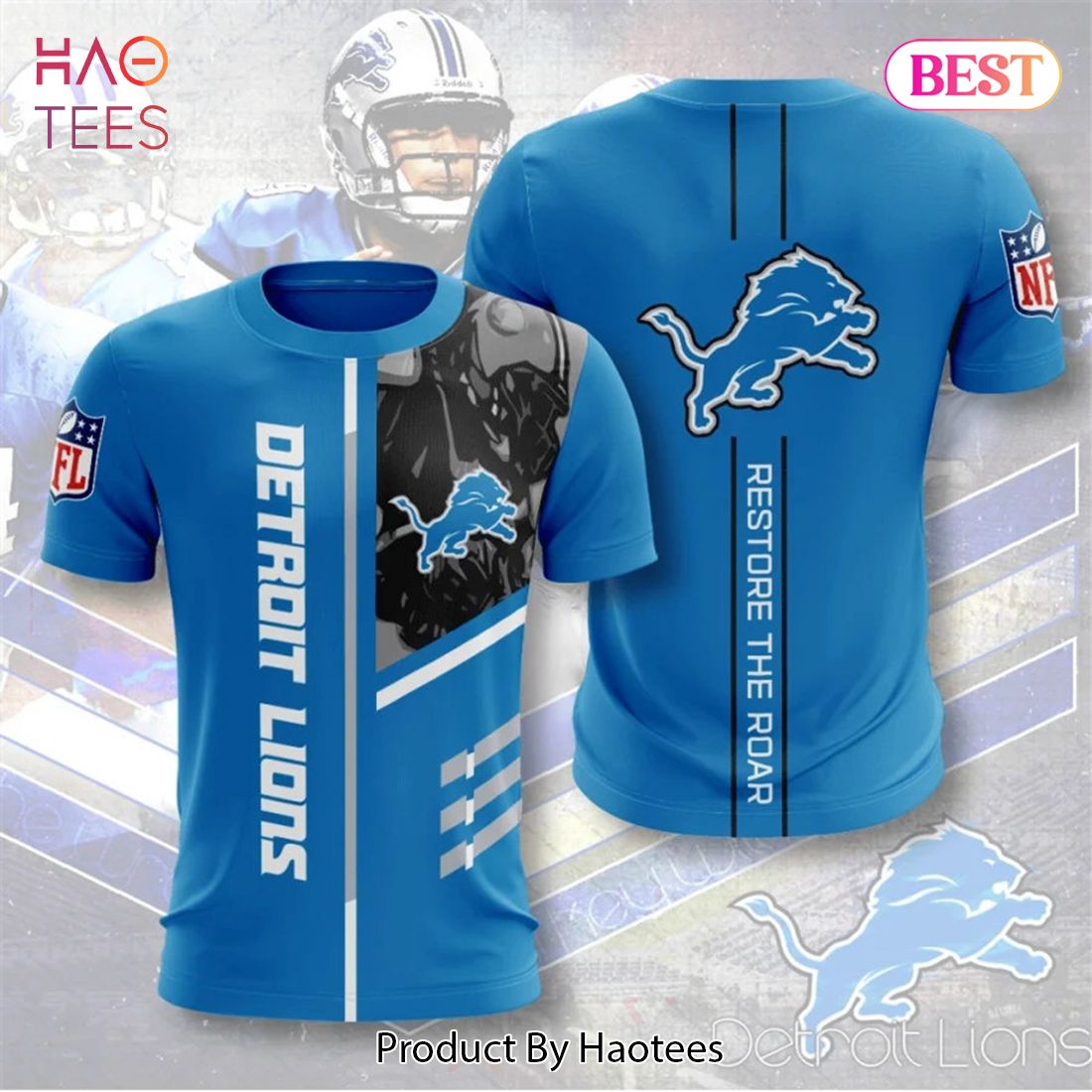 NEW FASHION 2023 Detroit Lions One pride T-shirt 3D Short Sleeve