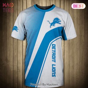 NEW FASHION 2023 Detroit Lions T-shirt 3D Short Sleeve O Neck gift for fan NFL