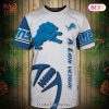 NEW FASHION 2023 Detroit Lions T-shirt Graphic Cartoon player gift for fans