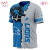 NEW FASHION 2023 Detroit Lions T-shirt Halloween Horror Night gift for fan