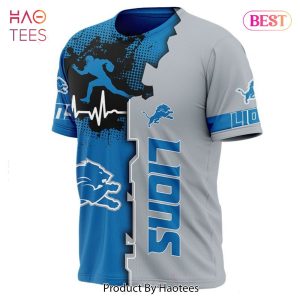 NEW FASHION 2023 Miami Dolphins T-shirt graphic heart ECG line