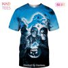 NEW FASHION 2023 Detroit Lions T-shirt Halloween pumpkin skull