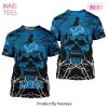NEW FASHION 2023 Detroit Lions T-shirt Halloween pumpkin skull