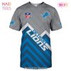 NEW FASHION 2023 Detroit Lions T-shirt Halloween pumpkin skull