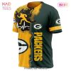 NEW FASHION 2023 Green Bay Packers T-shirt Graphic Cartoon player gift for fans