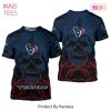 NEW FASHION 2023 Houston Texans T-shirt Halloween Horror Night gift for fan