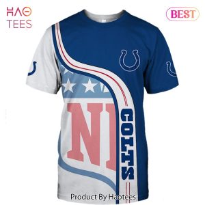 NEW FASHION 2023 Indianapolis Colts T-shirt 3D summer Short Sleeve gift for fan
