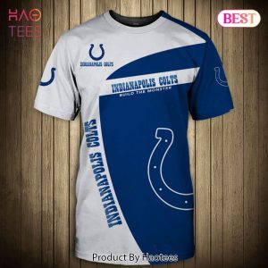NEW FASHION 2023 Indianapolis Colts T-shirt 3D _Build the monster_ Short Sleeve