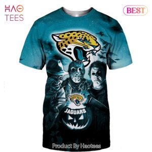 NEW FASHION 2023 Jacksonville Jaguars T-shirt Halloween Horror Night gift for fan