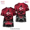 NEW FASHION 2023 Kansas City Chiefs T-shirt Halloween Horror Night gift for fan
