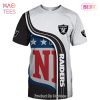 NEW FASHION 2023 Las Vegas Raiders T-shirt 3D _Just win, Baby !_Short Sleeve