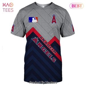 NEW FASHION 2023 Los Angeles Angels T-Shirt 3D Short Sleeve O Neck gift for fan MLB