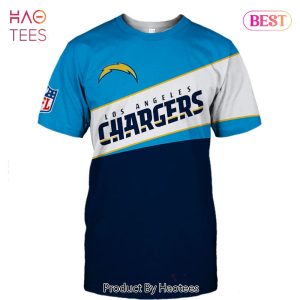 NEW FASHION 2023 Los Angeles Chargers T-shirt 3D new style Short Sleeve gift for fan
