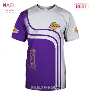 NEW FASHION 2023 Los Angeles Lakers T-shirt 3D Short Sleeve O Neck gift for fan