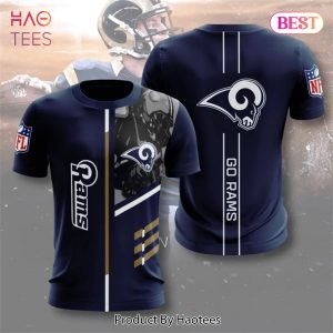 NEW FASHION 2023 Los Angeles Rams T-shirt 3D Performance Short Sleeve