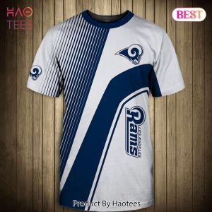 NEW FASHION 2023 Los Angeles Rams T-shirt 3D Short Sleeve O Neck gift for fan NFL