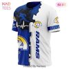 NEW FASHION 2023 Los Angeles Rams T-shirt Halloween Horror Night gift for fan