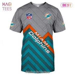 NEW FASHION 2023 Miami Dolphins T-shirt Short Sleeve custom cheap gift for fans