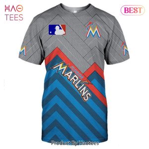 NEW FASHION 2023 Miami Marlins T-shirt 3D Short Sleeve O Neck gift for fan