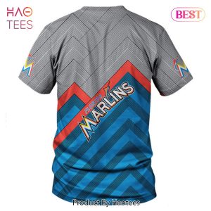 NEW FASHION 2023 Miami Marlins T-shirt 3D Short Sleeve O Neck gift for fan