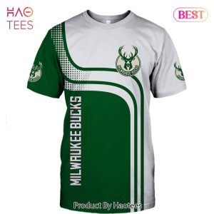 NEW FASHION 2023 Milwaukee Bucks T-shirt 3D Short Sleeve O Neck gift for fan