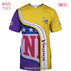 NEW FASHION 2023 Minnesota Vikings T-shirt 3D summer Short Sleeve gift for fan