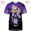 NEW FASHION 2023 Minnesota Vikings T-shirt graphic heart ECG line