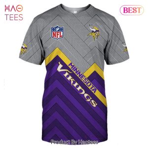 NEW FASHION 2023 Minnesota Vikings T-shirt Short Sleeve custom cheap gift for fans